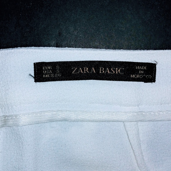Zara Basic Floral Dress Shorts w/ Knit Embroidery - Picture 6 of 8
